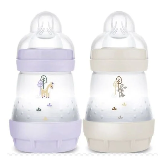 Mam Easy Start Biberon Anticolicos Lila y Arena 2x160ml