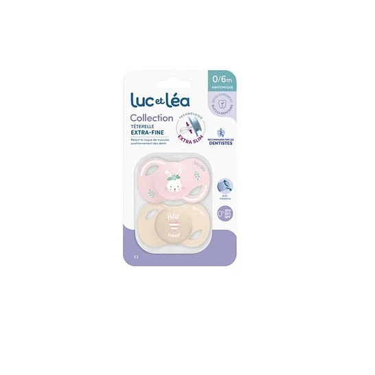 Luc Et Léa Collection Duo Chupete 0-6 Meses C1 2uds