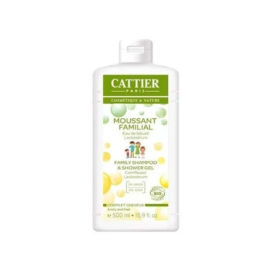 Famiglia Cattier gel schiumogeno per corpo e capelli 500 ml