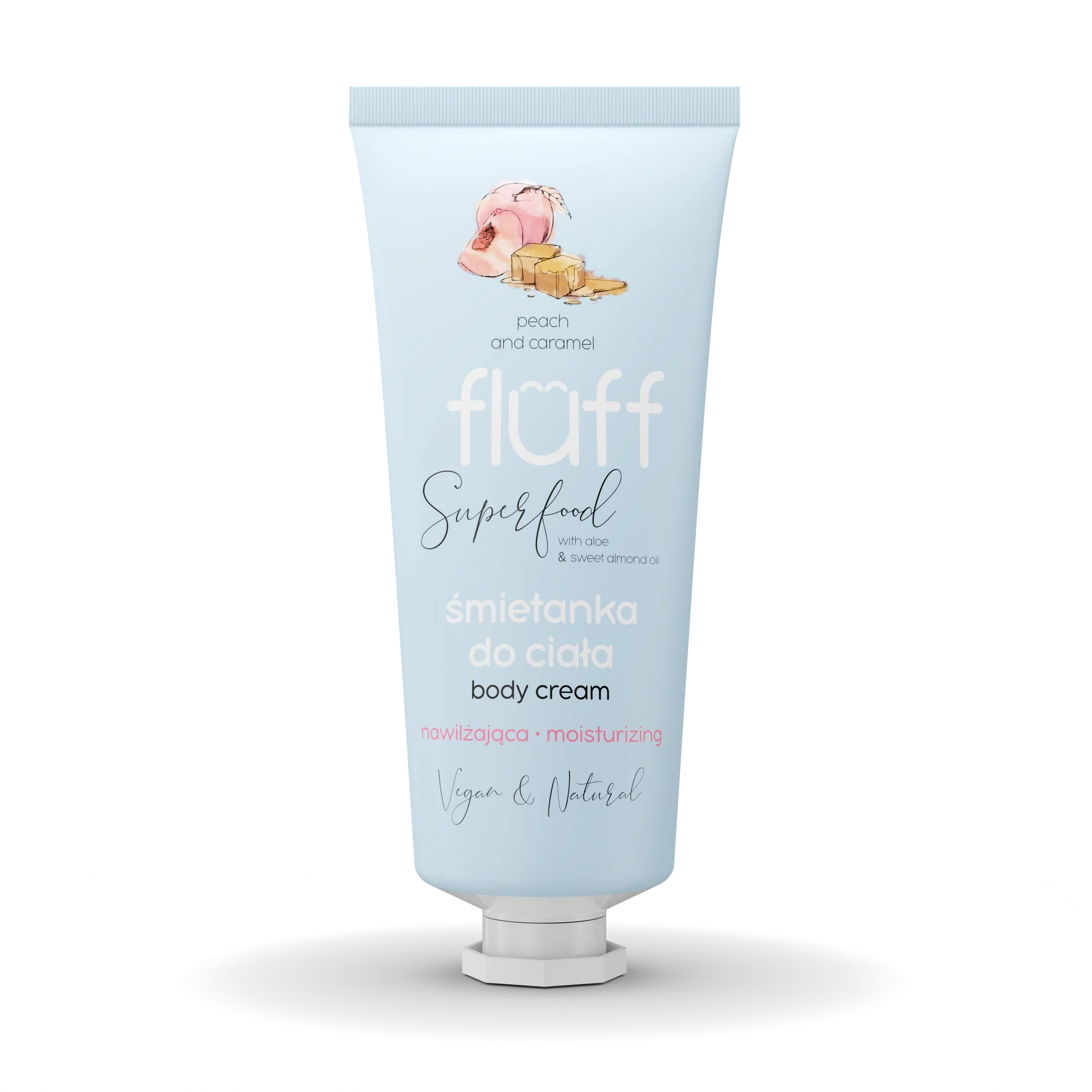 FLUFF Superfood – Body Cream Peach & Caramel