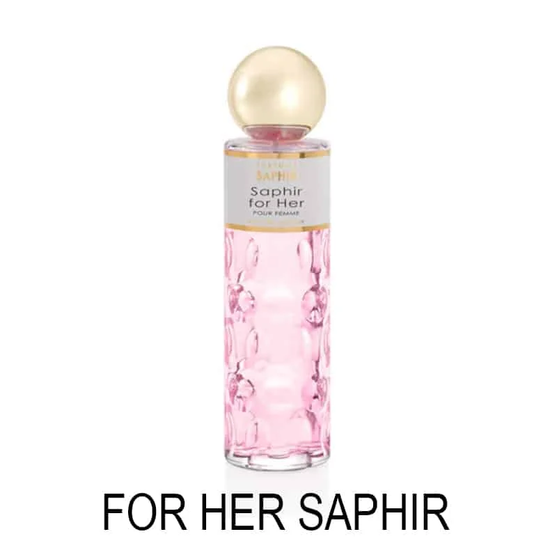 FOR HER SAPHIR da 200 ML profumo Eau de Parfum da Donna