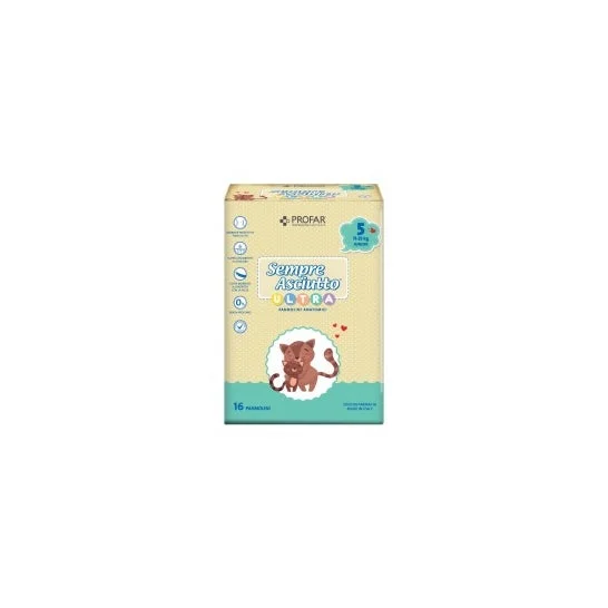 Profar Always Dry Ultra Mini Diapers 11-25kg 16 Unità