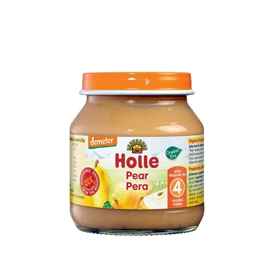 Holle Potito 100% Pera +4M 125g