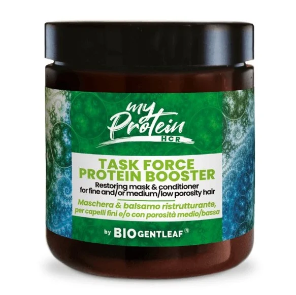 GENTLEAF My Protein HCR – Task Force Protein Booster Maschera e Balsamo Ristrutturante Capelli Fini