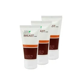 500Cosmetics Breast Cream Crema Para Aumento Senos 3x100ml