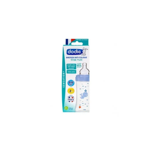 Dodie Sensation Baby Bottle 270ml Sea 1ud