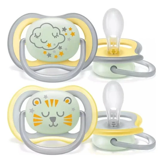 Philips Avent Ultra Air Night Time Chupete +18m 2uds
