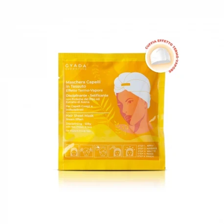 GYADA COSMETICS Maschera Capelli in Tessuto n.3 Disciplinante e Setificante