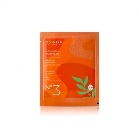 GYADA COSMETICS Maschera Viso in Tessuto n.3 Esfoliante Illuminante