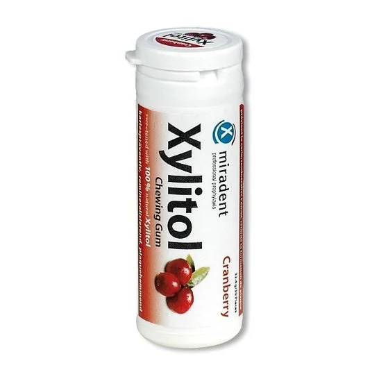 Miradent Gomma da Masticare Xilitolo Mirtilli 30 Unità