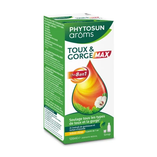 Phytosun Arôms Jarabe Tos Garganta Max 120ml