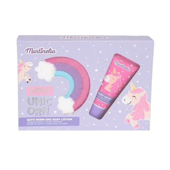 Martinelia Little Unicorn Duo Bath Bomb + Body Lotion