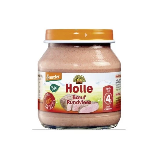 Holle Potito 100% Manzo Boeuf+4M 125g