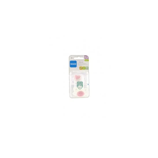 Mam 2 ciucci anatomici in silicone Dcor 06 mesi + Strilisation Box