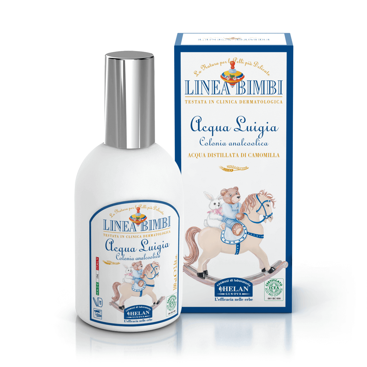 HELAN Linea Bimbi – Acqua Luigia Colonia Analcoolica