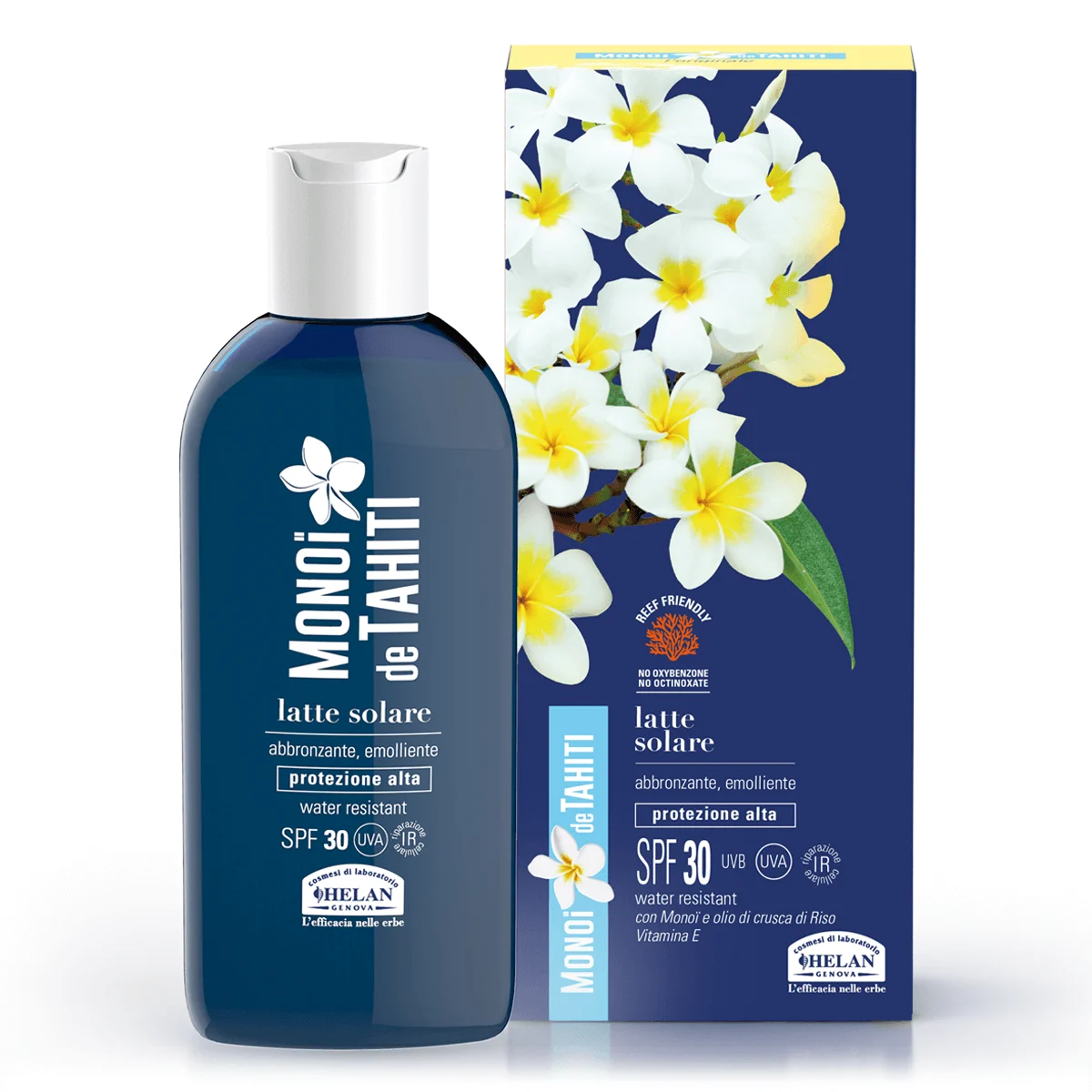 HELAN Monoi de Tahiti – Latte Solare Abbronzante Emolliente SPF 30