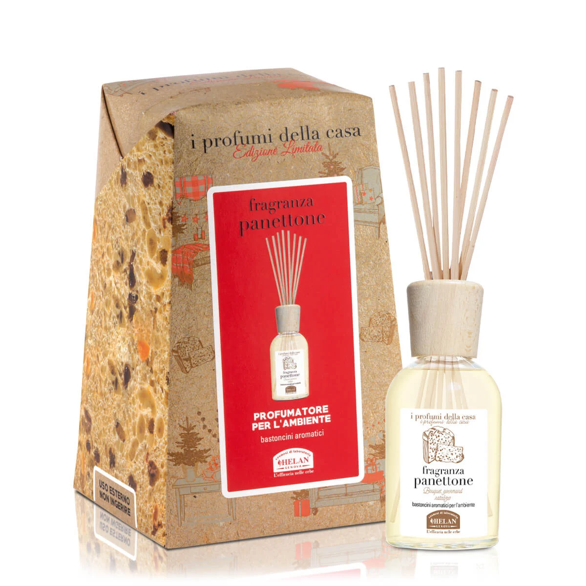 HELAN Panettone – Profumatore per l’Ambiente Bastoncini Aromatici