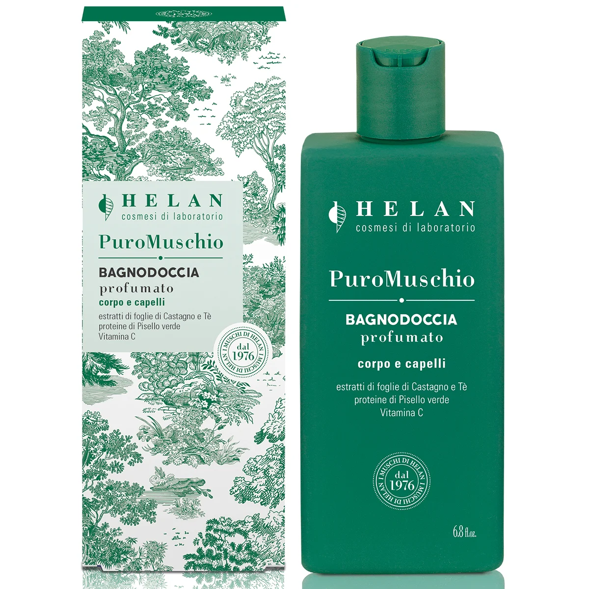 HELAN Puro Muschio – Bagnodoccia Profumato Corpo e Capelli