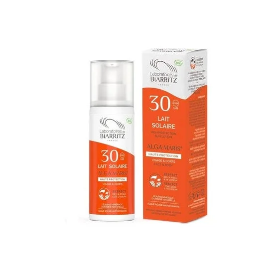 Algamaris - Latte solare biologico certificato SPF30