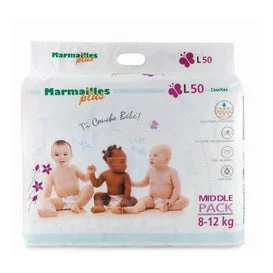 MARMAILLES PLUS pannolini per bambini taglia L (8-12kg) 50 pannolini