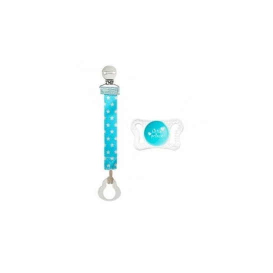 Chicco Pack Ciuccio Micrò 0-2m con Clip Fashion Blue con clip di moda