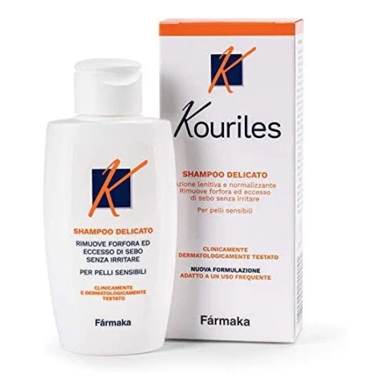Fármaka Kouriles Shampoo Delicato Rimuove Forfora 100ml