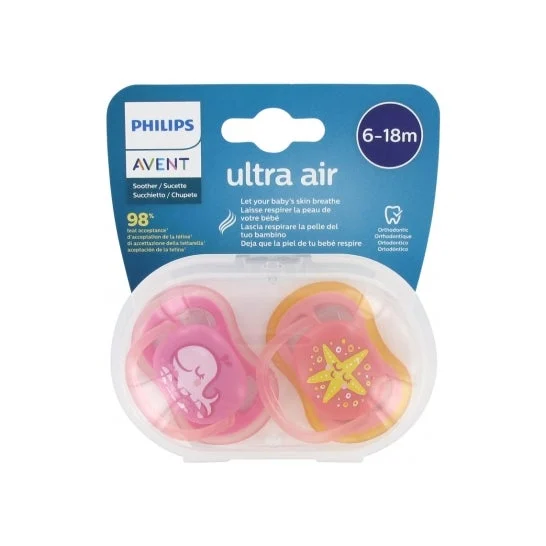 Philips Avent Ult Air Bal Etoil6-18M 2uds