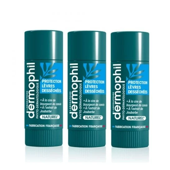 Dermophil Ind Stick Prot Levr4G X3