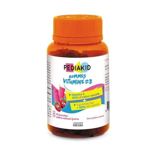 Pediakid Gom Vit D3 Fragola 60