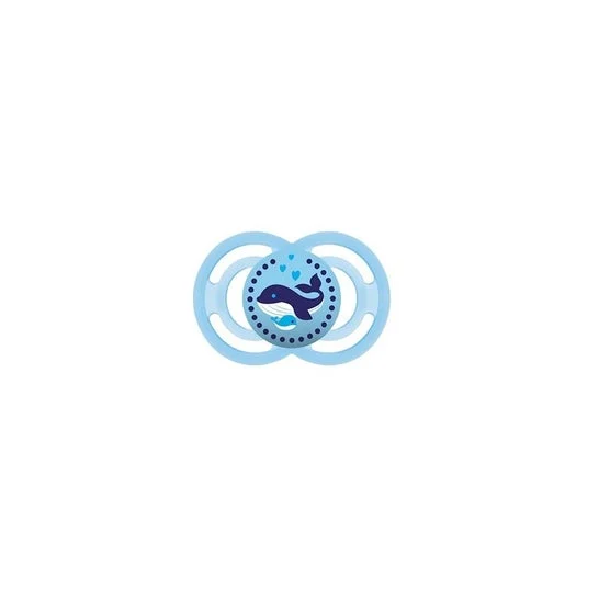 Mam Baby Perfect Succhietto +6M Blu Silicone 1 Unità