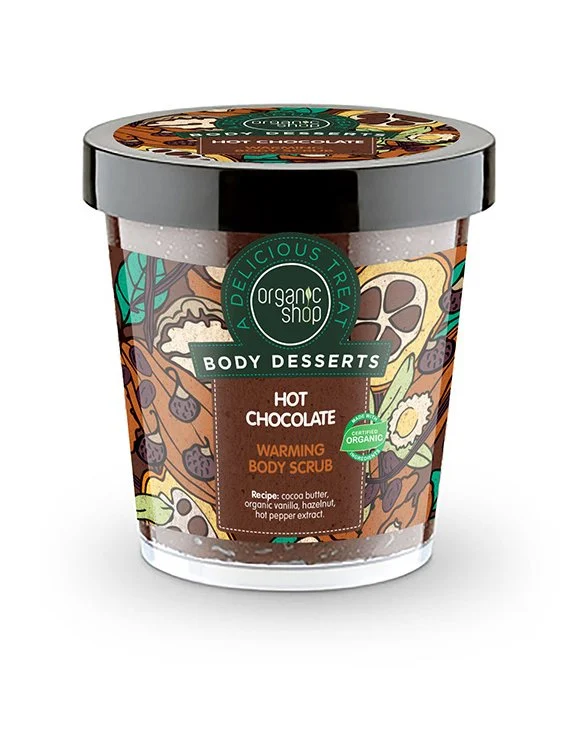 ORGANIC SHOP Body Desserts Hot Chocolate – Scrub Corpo Riscaldante