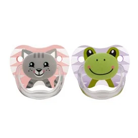 Dr Brown's Prevent Animal Faces Ciuccio Bambina 0-6M 2 Unità