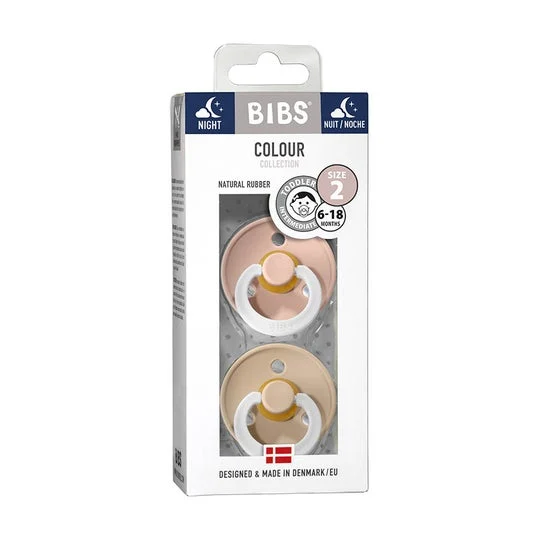 Bavaglini Notturni in lattice Soother Kit +6m Taglia 2 2 pezzi