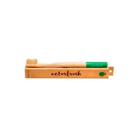 Spazzola Natur Spazzolino adulto spazzolino da denti Bamboo Green