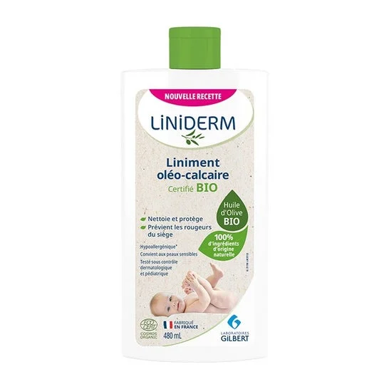 Liniderm Linimento Oléo-Calcaire Bio 480ml
