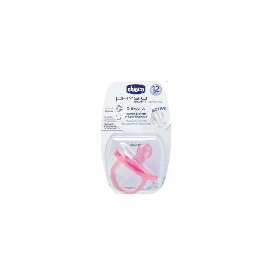 Succhietto anatomico in silicone Chicco™ morbido +12 mesi 1ud rosa