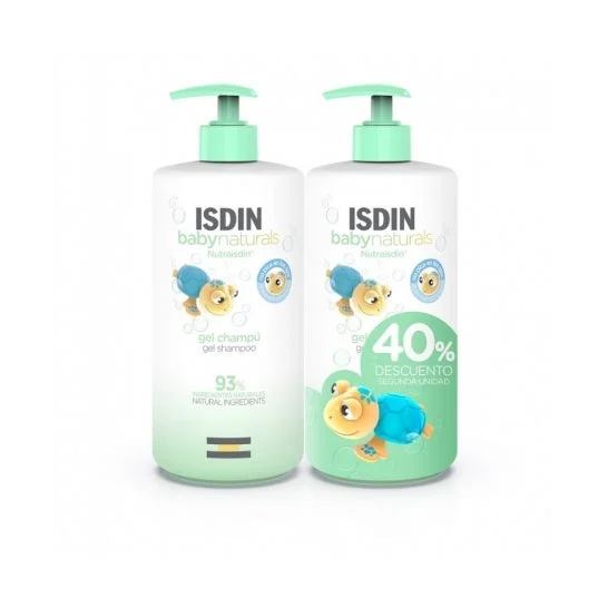 Isdin Baby Naturals Gel Champú 2x400ml