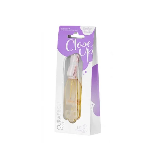 Curaprox Baby Clip per Ciuccio Arancia 1 Unità