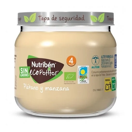 Nutriben Ecopotito Banana Mela 120g