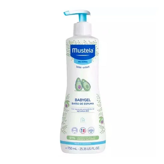 Mustela Babygel Baño Espuma Con Aguacate Bio 750ml