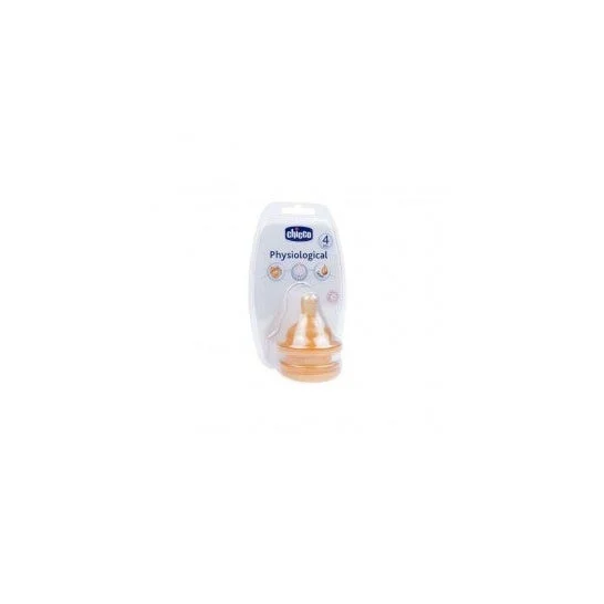 Chicco capezzolo fisiologico in gomma normale stella 2 pezzi