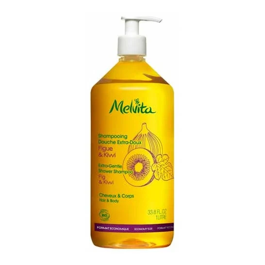 Melvita famiglia Shampoo Extra Mild Kiwifruit Extra Mild fico 1 litro