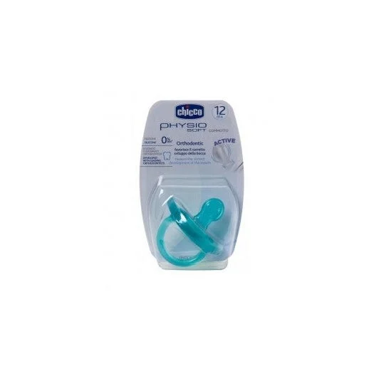 Chicco™ physio soft anatomico trattamento con succhietto morbido 12 M+ blu