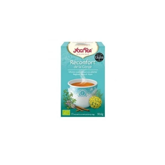 Tè Yogi Yogi Ayurvedico Infusione Comfort della Gola Organico 17 bustine da 1.8g