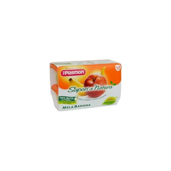Plasmon Sapori di Natura Omogeneizzato Mela Banana 4x100g