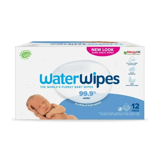 WaterWipes Salviette per Bambini Bio 12x60 Unità