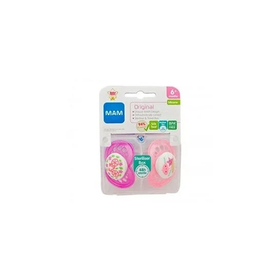 Mam Ciuccio Silicone Originale Matt A 6+ Mesi 2 Unità