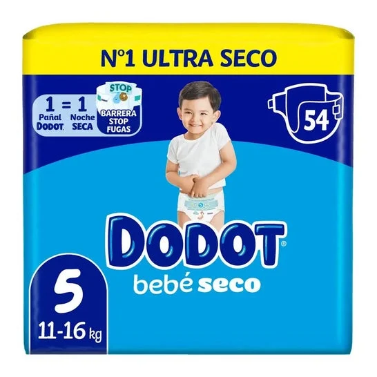 Dodot Pañales Talla 5 11-16kg 54uds