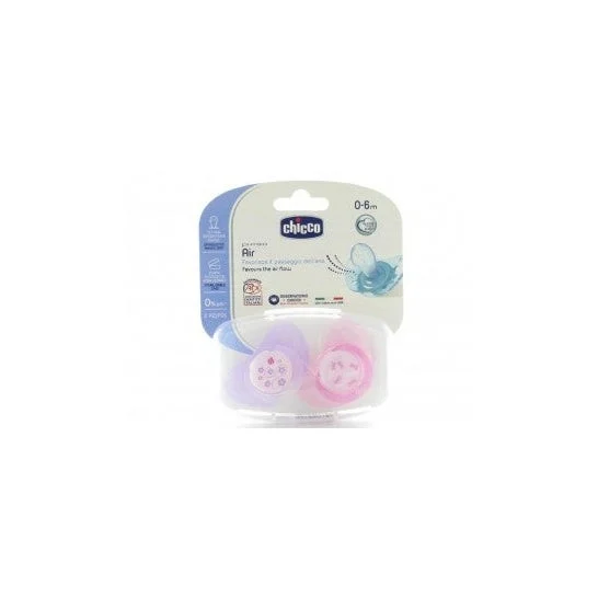 Succhietto al silicone Physio Air 0-6m Rosa 2unid