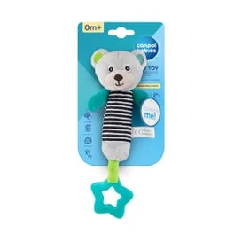 Canpol Babies Oso Sonajero + Anillo Dentición 1ud
